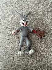 Looney Tunes Figure Toy Playset Bundle Baseball Bugs Bunny - No Hat - See Photo
