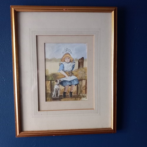 Naive original watercolour - naive,
