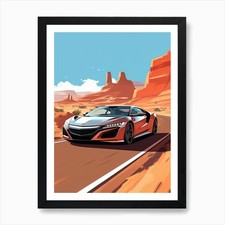 A Acura Nsx Gto Car In Route