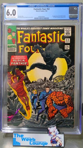 Fantastic four cgc 0 - fantastic, #52