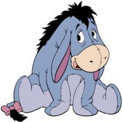 Eeyore cross stitch - eeyore, (2)