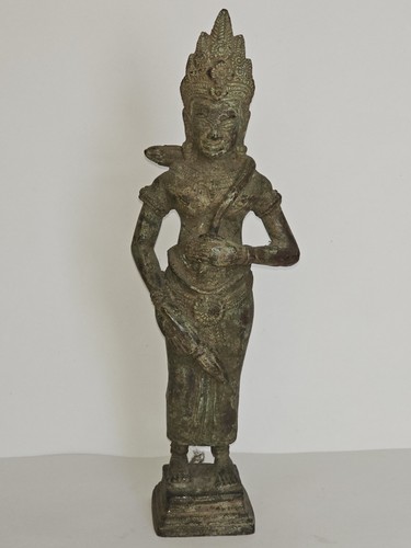 Antique khmer bronze statue - antique,