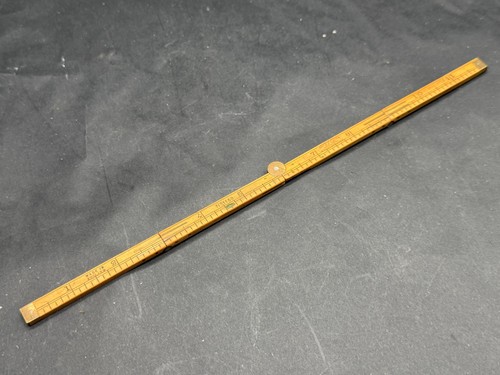 Antique wooden folding rule - antique,