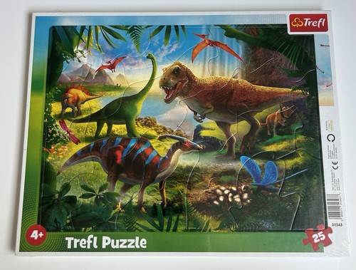 Puzzle frame dinosaurs - frame,