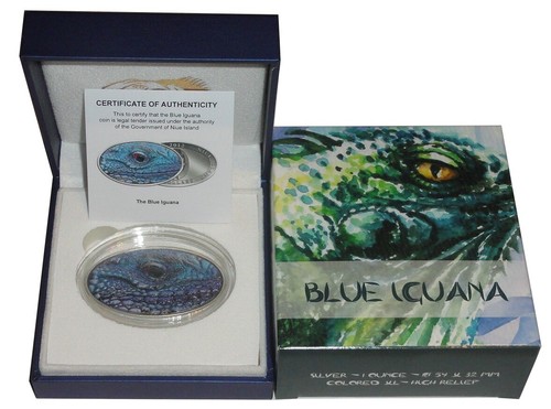 Niue dollar silver blue - 2,