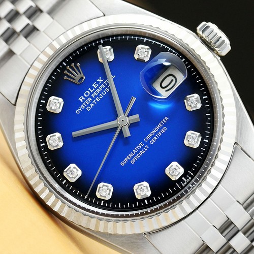 Mens rolex datejust - rolex, blue