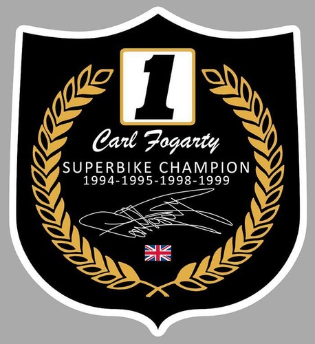 Carl fogarty laminated - fogarty, vinyl