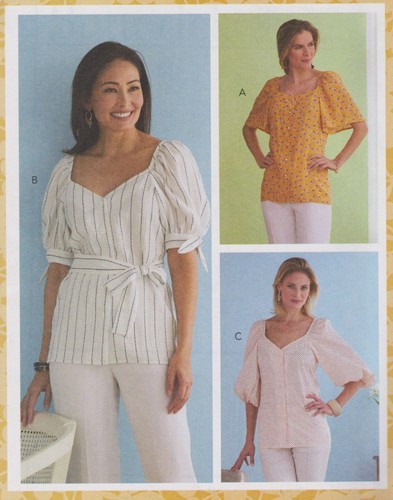 Sewing pattern top with - sewing,