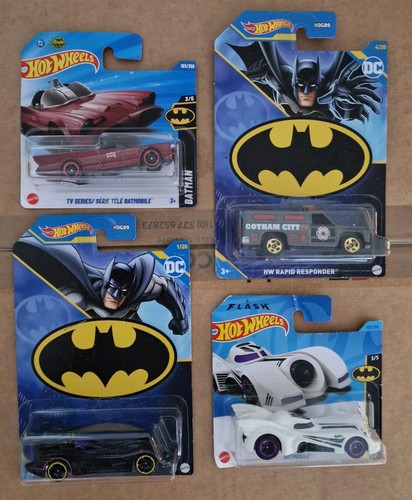 Hotwheels sealed batman - x4,