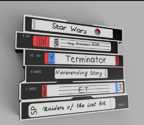 Retro vhs lightbox - vhs,