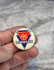 Vintage ABC MINORS Metal Pin Badge