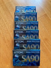 six new TDK SA90 High Position
