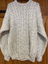 VINTAGE Gents ARAN Jumper.  Size ( XL) 44-46” chest