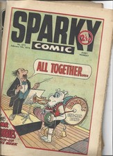 10 x SPARKY COMICS 1974 IN GOOD CONDITION