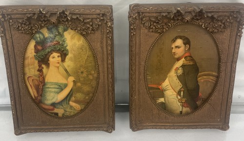 Handpainted framed plaques - framed,