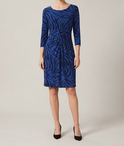 Minuet petite blue zebra - zebra, print