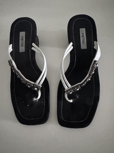 Couture black antique wedge - black,