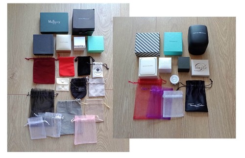 Jewellery boxes 18 bags - 14,