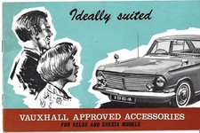 Vauxhall Velox & Cresta PB Accessories 1963-1964 UK Market Sales Brochure