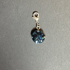 Swarovski Sabika Cut Vienna Denim Blue Hostess Pendant 2016 New Sparkle