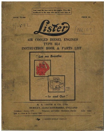 Lister sl4 industrial diesel - sl4,