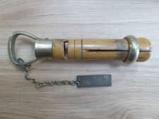 Vintage  Beech Wood Snooker/Pool  Cue Tip Clamp Tool