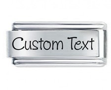 Daisy Charm - Superlink PERSONALISED Custom Made Any name * Fits Italian charms