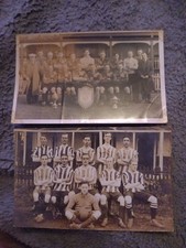 2 FOOTBALL TEAM POSTCARDS PRE