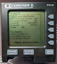 Concept2 Indoor Rower Rowing Machine PM3 Monitor. Very Good Condition.