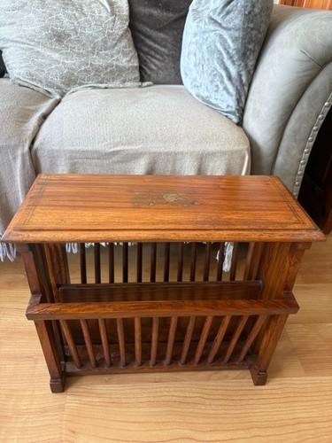 Vintage side table - side,