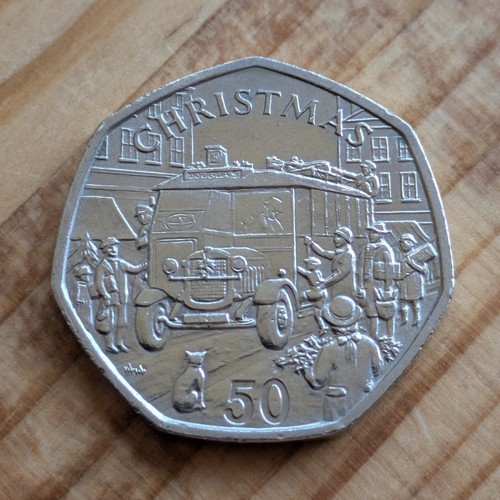 50p christmas 1987 - 50p,