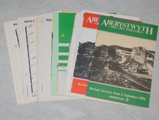 LOT OF 25 x CROSVILLE NBC BUS TIMETABLES & AREA GUIDES ALL DIFFERENT