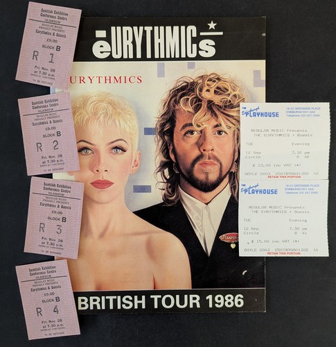 Eurythmics 1986 tour - 1986,