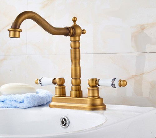Antique brass hole - brass,