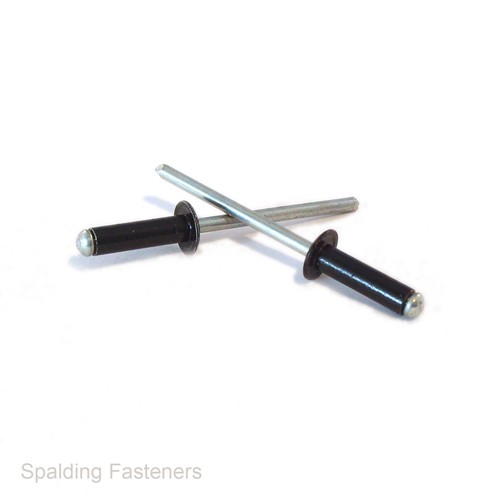 Black pop rivets - pop, aluminium