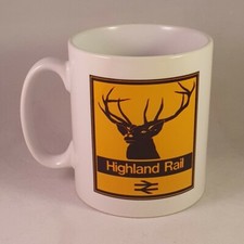 Highland Rail Stag Railway Mug