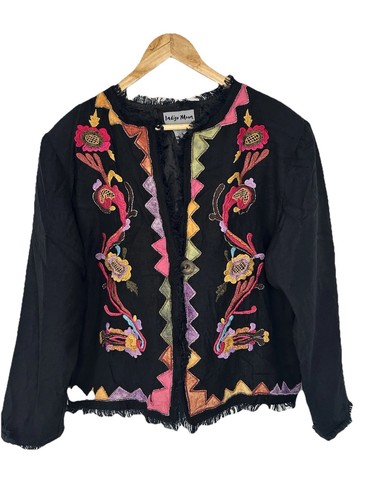 Y2k indigo moon embroidered - y2k,