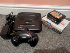 Sega Mega Drive II  2 Bundle - with  Controller &  9 Games In Sonic + Goldenaxe