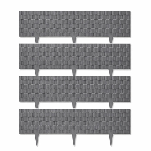 Grey rattan effect garden - garden, lawn
