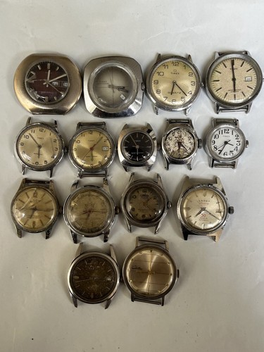 Vtg watches lot - 15, timex