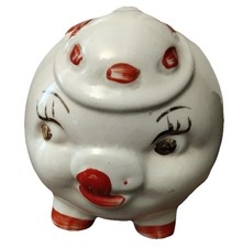 1950s Vintage Ceramic Pig