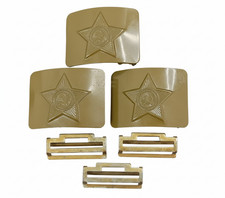 Set 3 PSC Belt Buckle Military
