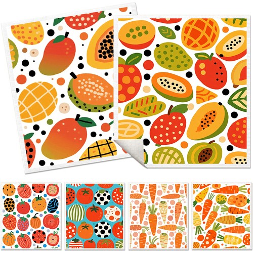 Fruit swedish dishcloths - swedish,
