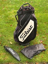 Titleist StaDry Tour Series Premium Golf Cart Bag - 14 Way Dividers - Black/Navy