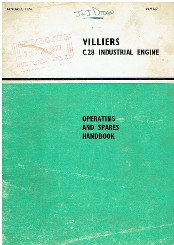 Villiers c28 256cc - villiers,