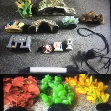 Fish Tank Ornaments X13 Plus New Grasses Also A Leddy Fish Tank Light In GWO