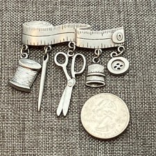 JJ Sewing Brooch Pin 2 In