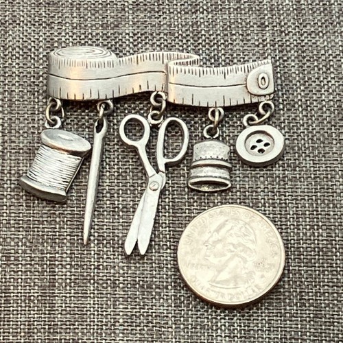 Sewing brooch pin - pin, in