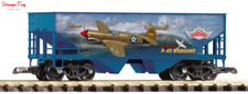 Piko Piko Vintage Warbirds P-40 Warhawk Hopper Wagon1:22.5 Scale, G Scale