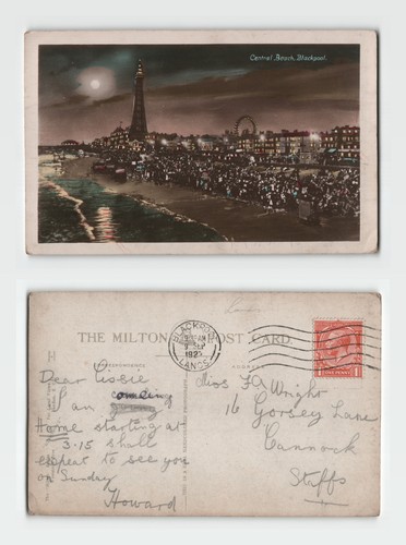 Postcard central beach - postcard,